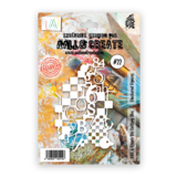 Aall and Create Cutting Dies A6 Checkered Figures (AALL-DI-022) (DISCONTINUED)