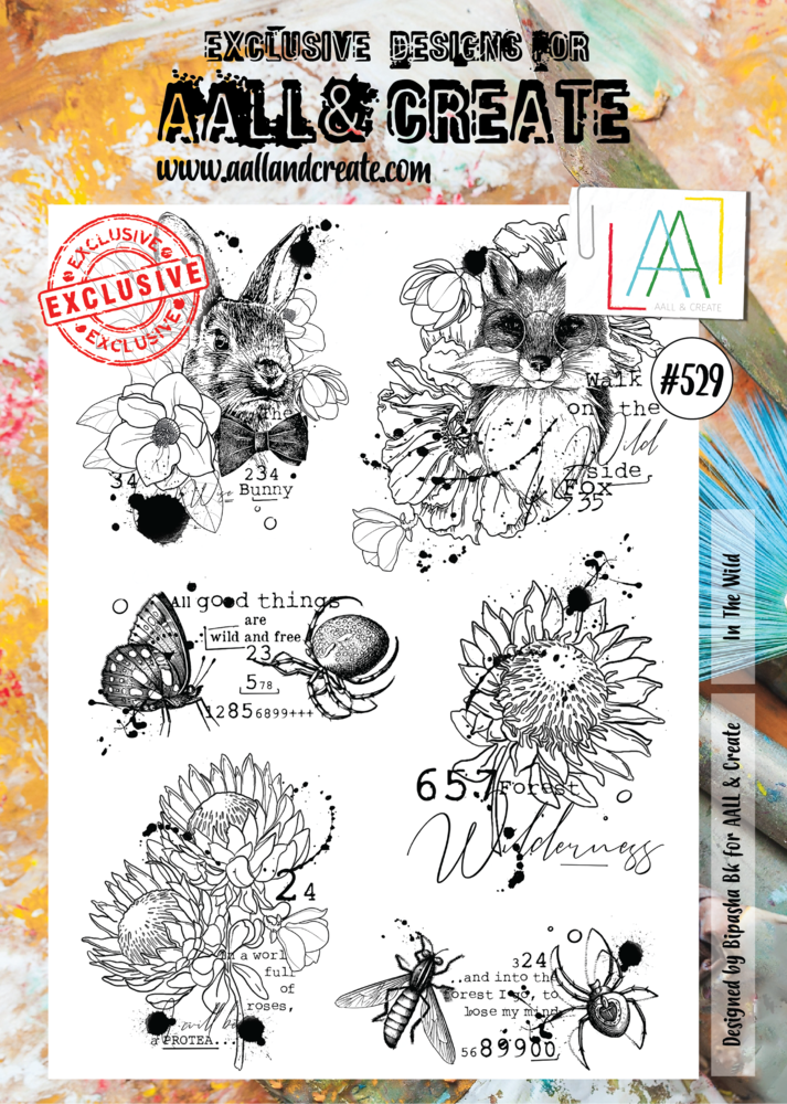 Aall and Create Stamp Set A4 In the Wild (AALL-TP-529) (DISCONTINUED) Aall and Create Stamp Set A4 In the Wild (AALL-TP-529) (DISCONTINUED)