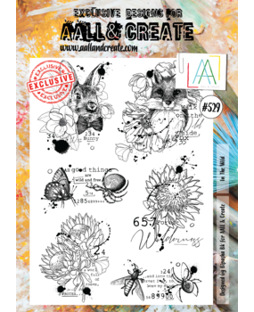 Aall and Create Stamp Set A4 In the Wild (AALL-TP-529) (DISCONTINUED)