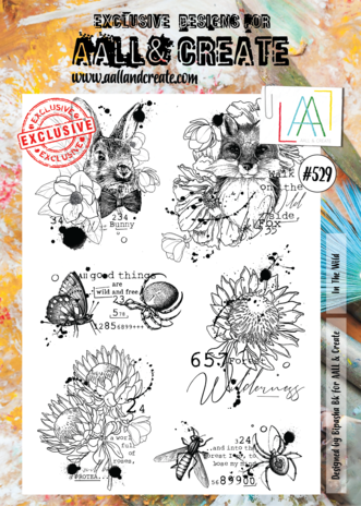 Aall and Create Stamp Set A4 In the Wild (AALL-TP-529) (DISCONTINUED) Aall and Create Stamp Set A4 In the Wild (AALL-TP-529) (DISCONTINUED)