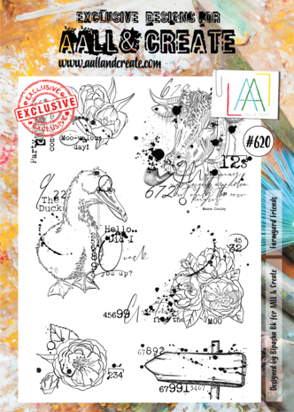 Aall and Create Stamp Set A4 Farmyard Friends (AALL-TP-620) (DISCONTINUED) Aall and Create Stamp Set A4 Farmyard Friends (AALL-TP-620) (DISCONTINUED)