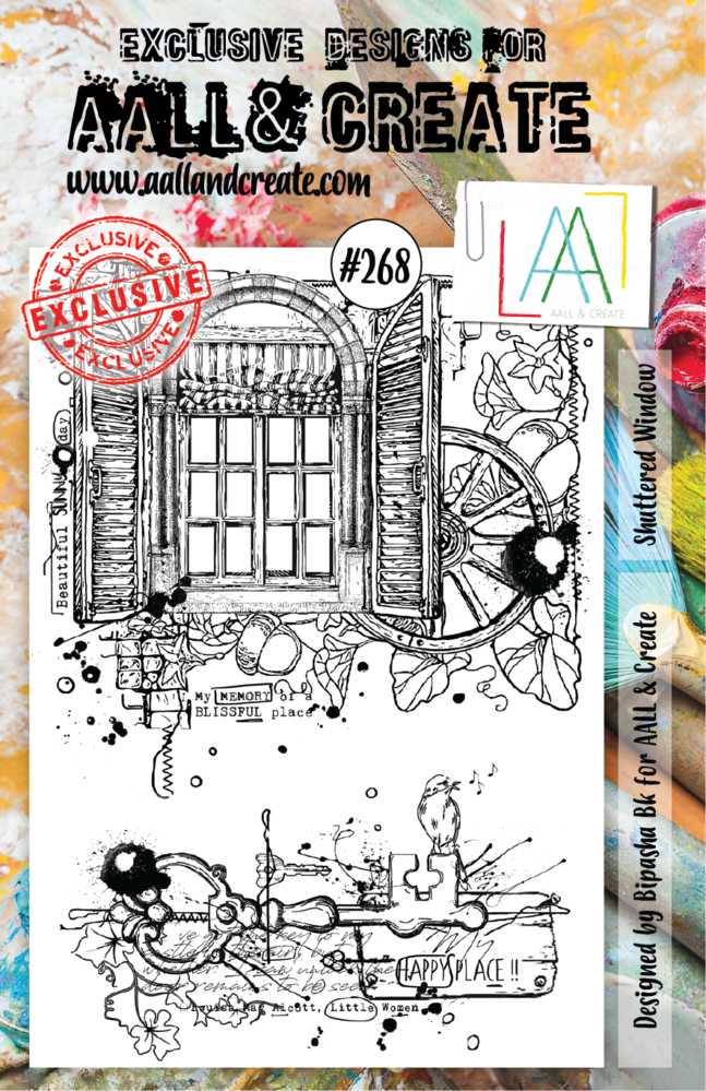 Aall and Create Stamp Set A5 Shuttered Window (AALL-TP-268) (DISCONTINUED) Aall and Create Stamp Set A5 Shuttered Window (AALL-TP-268) (DISCONTINUED)