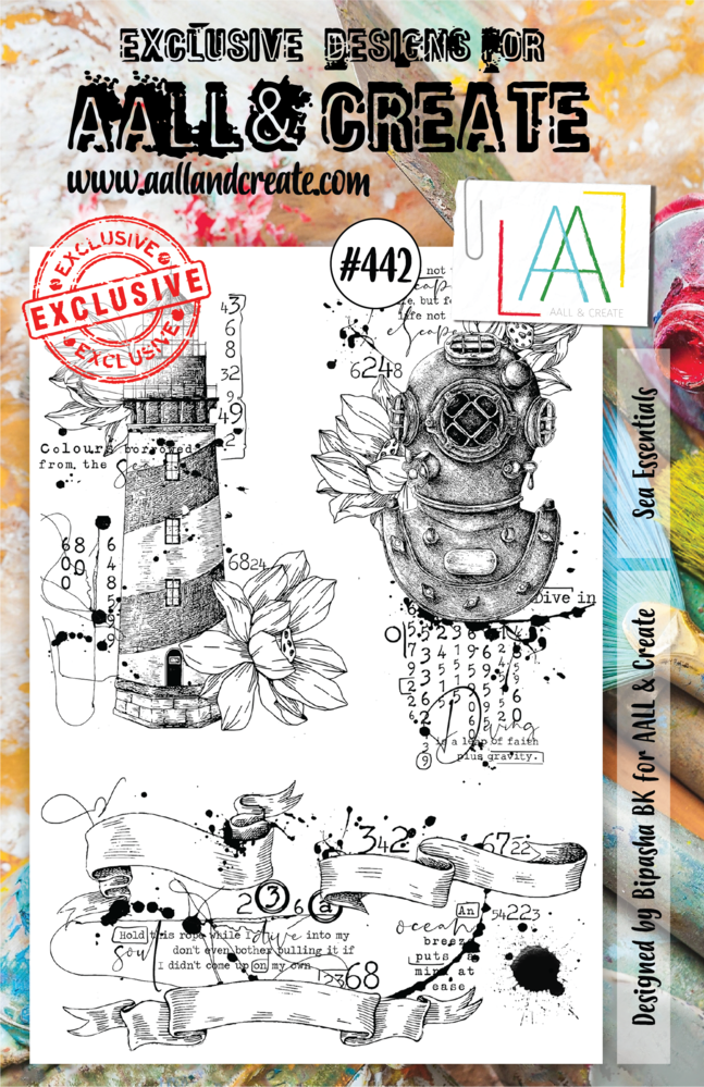 Aall and Create Stamp Set A5 Sea Essentials (AALL-TP-442) (DISCONTINUED) Aall and Create Stamp Set A5 Sea Essentials (AALL-TP-442) (DISCONTINUED)
