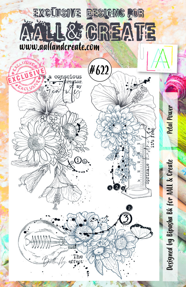Aall and Create Stamp Set A5 Petal Power (AALL-TP-622) (DISCONTINUED) Aall and Create Stamp Set A5 Petal Power (AALL-TP-622) (DISCONTINUED)