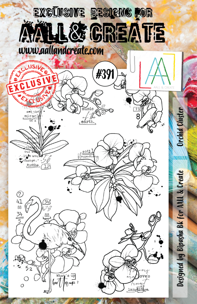 Aall and Create Stamp Set A5 Orchid Cluster (AALL-TP-391) (DISCONTINUED) Aall and Create Stamp Set A5 Orchid Cluster (AALL-TP-391) (DISCONTINUED)