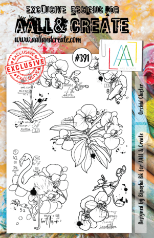 Aall and Create Stamp Set A5 Orchid Cluster (AALL-TP-391) (DISCONTINUED) Aall and Create Stamp Set A5 Orchid Cluster (AALL-TP-391) (DISCONTINUED)