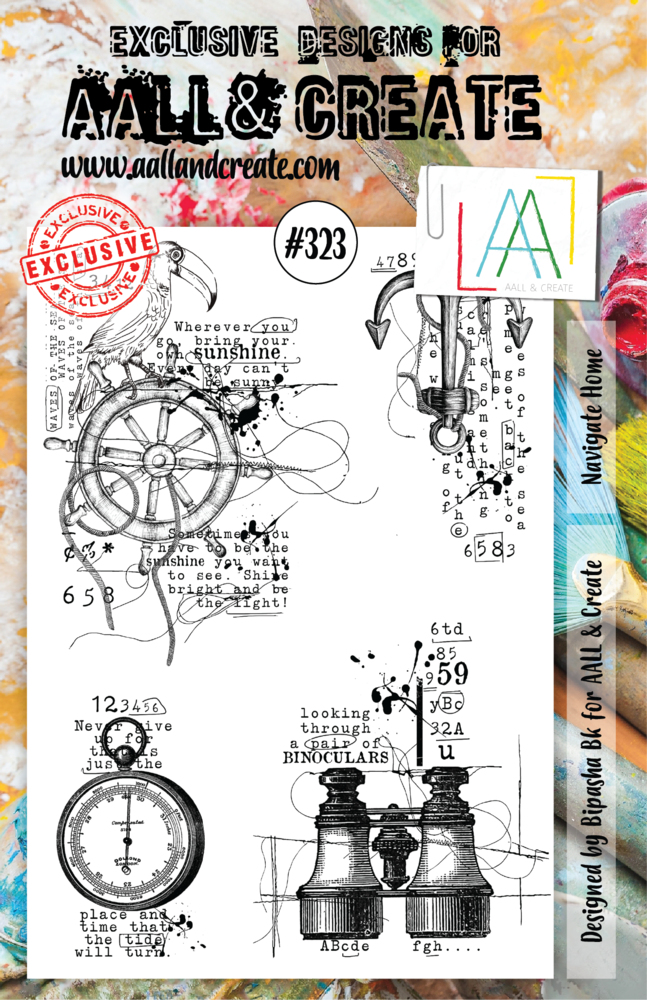 Aall and Create Stamp Set A5 Navigate Home (AALL-TP-323) (DISCONTINUED) Aall and Create Stamp Set A5 Navigate Home (AALL-TP-323) (DISCONTINUED)