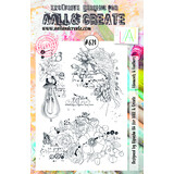 Aall and Create Stamp Set A5 Filaments & Feathers (AALL-TP-621) (DISCONTINUED)