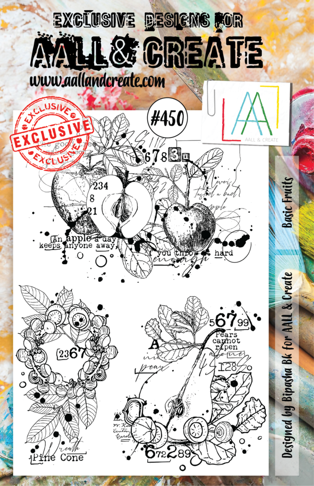 Aall and Create Stamp Set A5 Basic Fruits (AALL-TP-450) (DISCONTINUED) Aall and Create Stamp Set A5 Basic Fruits (AALL-TP-450) (DISCONTINUED)