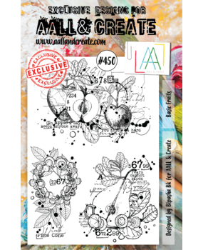 Aall and Create Stamp Set A5 Basic Fruits (AALL-TP-450) (DISCONTINUED)
