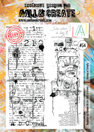 Aall and Create Stamp Set A4 Strings n' Scripts (AALL-TP-054) (DISCONTINUED) Aall and Create Stamp Set A4 Strings n' Scripts (AALL-TP-054) (DISCONTINUED)