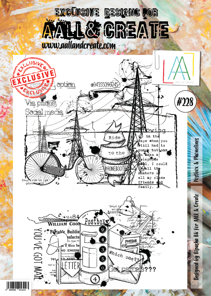 Aall and Create Stamp Set A4 Postbox & Phonelines (AALL-TP-228) (DISCONTINUED) Aall and Create Stamp Set A4 Postbox & Phonelines (AALL-TP-228) (DISCONTINUED)