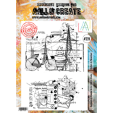 Aall and Create Stamp Set A4 Postbox & Phonelines (AALL-TP-228) (DISCONTINUED)