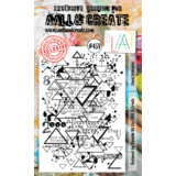 Aall and Create Stamp Set A6 Lined Triangles (AALL-TP-459) (DISCONTINUED)