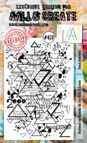 Aall and Create Stamp Set A6 Lined Triangles (AALL-TP-459) (DISCONTINUED) Aall and Create Stamp Set A6 Lined Triangles (AALL-TP-459) (DISCONTINUED)