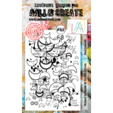 Aall and Create Stamp Set A6 Lined Crescents (AALL-TP-460) (DISCONTINUED)