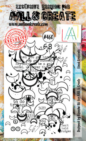 Aall and Create Stamp Set A6 Lined Crescents (AALL-TP-460) (DISCONTINUED) Aall and Create Stamp Set A6 Lined Crescents (AALL-TP-460) (DISCONTINUED)