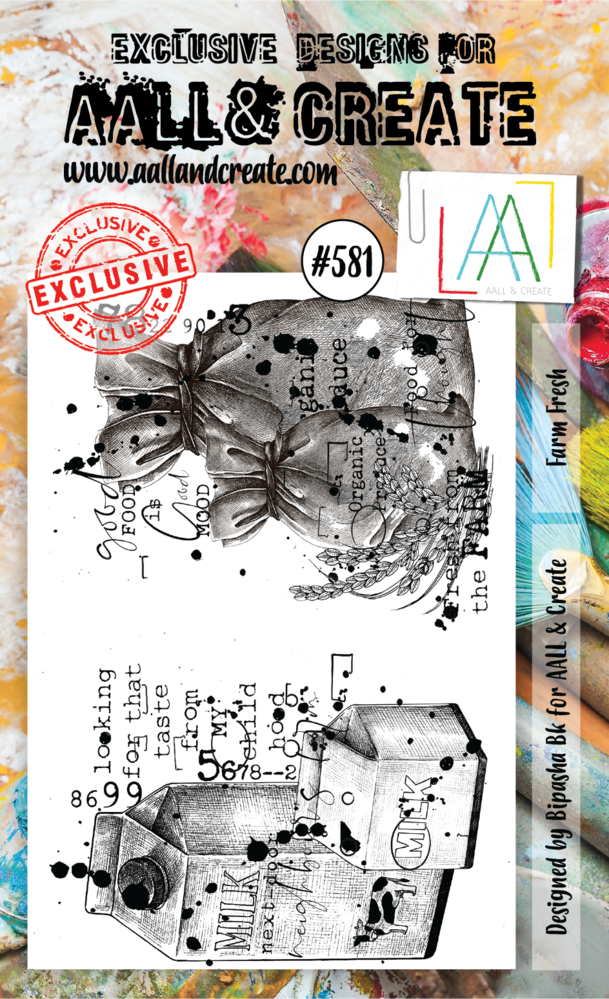 Aall and Create Stamp Set A6 Farm Fresh (AALL-TP-581) (DISCONTINUED)