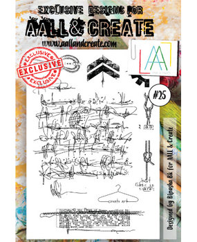 Aall and Create Stamp Set A6 Cypher (AALL-TP-025) (OUTLET)