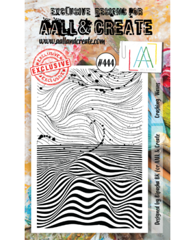 Aall and Create Stamp Set A6 Crashing Waves (AALL-TP-444) (DISCONTINUED) Aall and Create Stamp Set A6 Crashing Waves (AALL-TP-444) (DISCONTINUED)