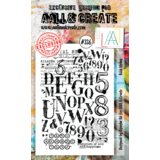 Aall and Create Stamp Set A6 Bold Alphas (AALL-TP-336) (DISCONTINUED)
