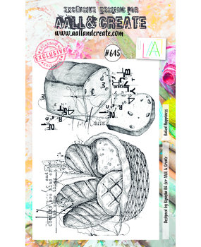 Aall and Create Stamp Set A6 Baked Happiness (AALL-TP-645) (DISCONTINUED)