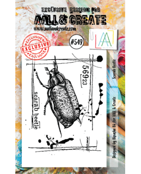 Aall and Create Stamp Set A7 Scarab Beetle (AALL-TP-549) (DISCONTINUED)