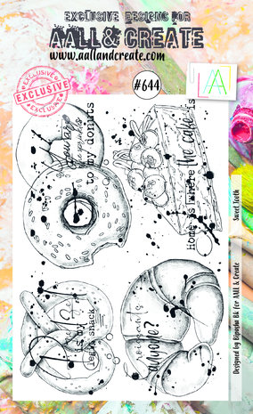 Aall and Create Stamp Set A6 Sweet Tooth (AALL-TP-644) (DISCONTINUED) Aall and Create Stamp Set A6 Sweet Tooth (AALL-TP-644) (DISCONTINUED)