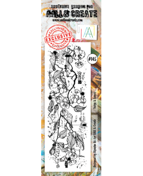 Aall and Create Stamp Set Border Twings & Leaves (AALL-TP-145) (DISCONTINUED)