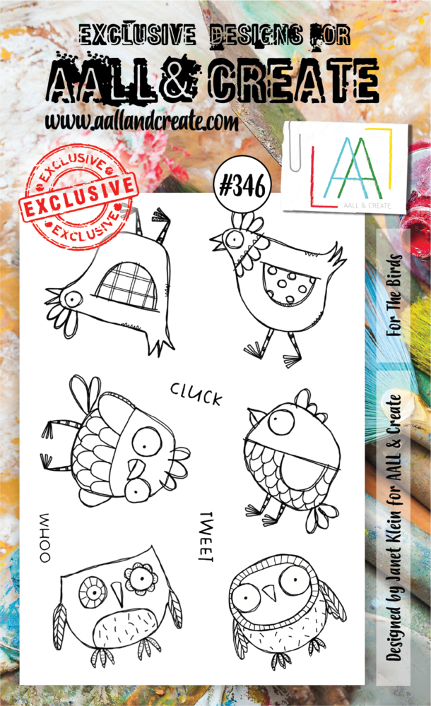 Aall and Create Stamp Set A6 For The Birds (AALL-TP-346) (DISCONTINUED) Aall and Create Stamp Set A6 For The Birds (AALL-TP-346) (DISCONTINUED)
