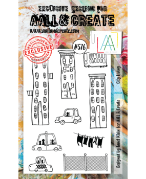 Aall and Create Stamp Set A6 City Living (AALL-TP-576) (DISCONTINUED)