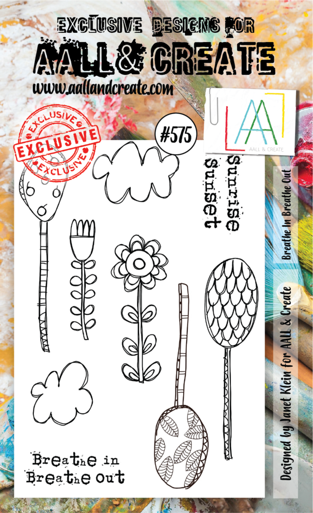Aall and Create Stamp Set A6 Breathe In Breathe Out (AALL-TP-575) (DISCONTINUED) Aall and Create Stamp Set A6 Breathe In Breathe Out (AALL-TP-575) (DISCONTINUED)