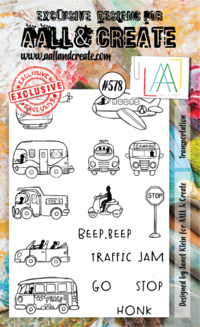 Aall and Create Stamp Set A6 Transportation (AALL-TP-578) (DISCONTINUED) Aall and Create Stamp Set A6 Transportation (AALL-TP-578) (DISCONTINUED)