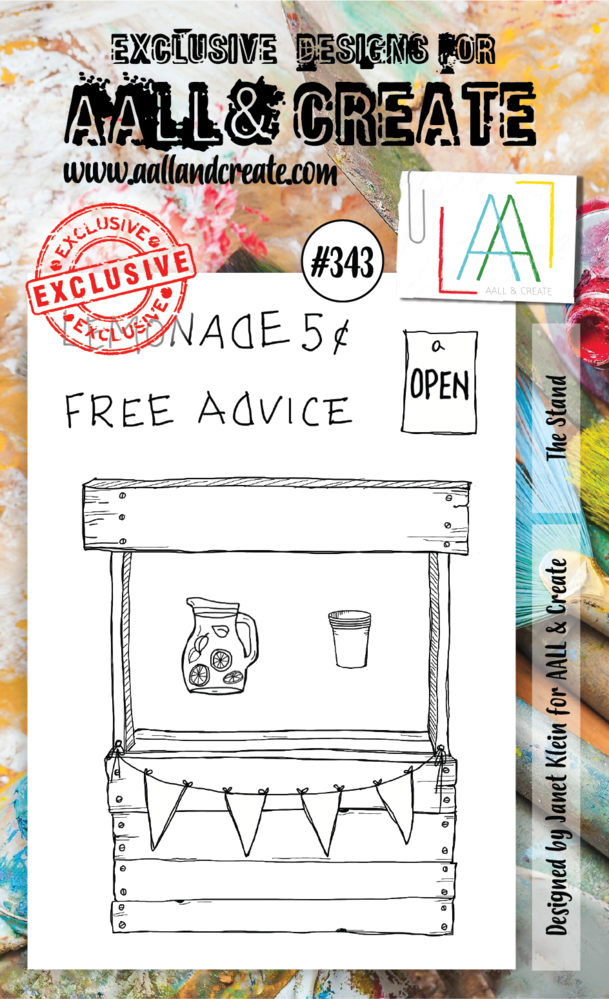 Aall and Create Stamp Set A6 The Stand (AALL-TP-343) (DISCONTINUED) Aall and Create Stamp Set A6 The Stand (AALL-TP-343) (DISCONTINUED)