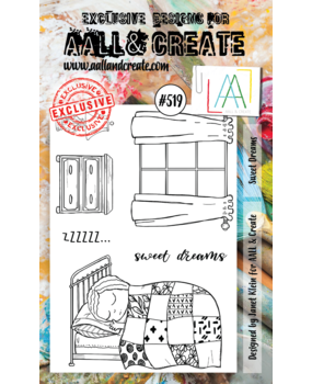 Aall and Create Stamp Set A6 Sweet Dreams (AALL-TP-519) (DISCONTINUED)