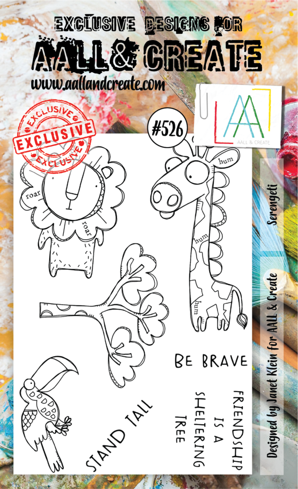 Aall and Create Stamp Set A6 Serengeti (AALL-TP-526) (DISCONTINUED) Aall and Create Stamp Set A6 Serengeti (AALL-TP-526) (DISCONTINUED)