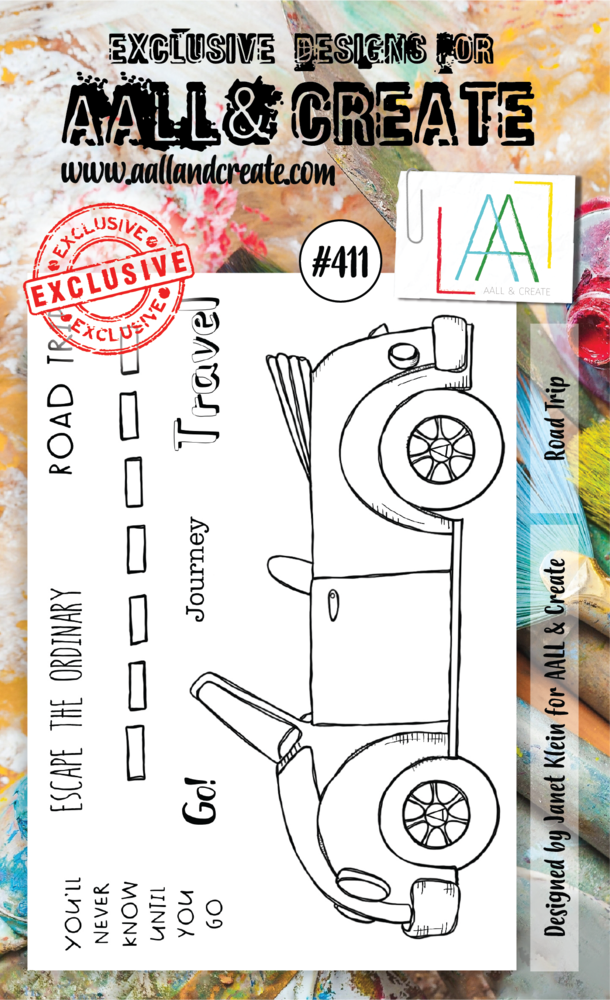 Aall and Create Stamp Set A6 Road Trip (AALL-TP-411) (DISCONTINUED) Aall and Create Stamp Set A6 Road Trip (AALL-TP-411) (DISCONTINUED)