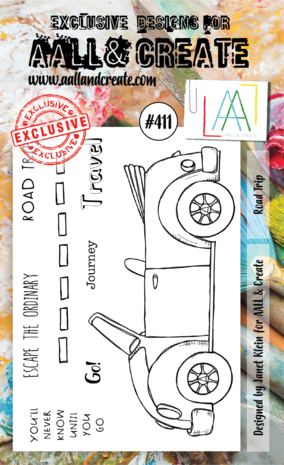 Aall and Create Stamp Set A6 Road Trip (AALL-TP-411) (DISCONTINUED) Aall and Create Stamp Set A6 Road Trip (AALL-TP-411) (DISCONTINUED)