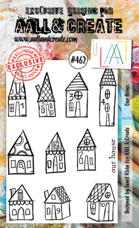 Aall and Create Stamp Set A6 Our House (AALL-TP-462) (DISCONTINUED) Aall and Create Stamp Set A6 Our House (AALL-TP-462) (DISCONTINUED)