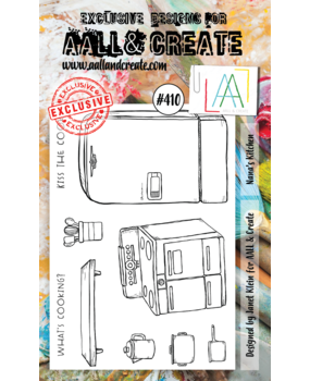 Aall and Create Stamp Set A6 Nana's Kitchen (AALL-TP-410) (DISCONTINUED)