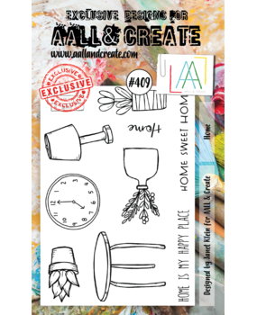 Aall and Create Stamp Set A6 Home (AALL-TP-409) (OUTLET)