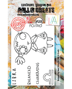 Aall and Create Stamp Set A7 Libra (AALL-TP-588) (DISCONTINUED)
