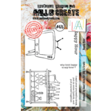 Aall and Create Stamp Set A7 Happy Hour (AALL-TP-476) (DISCONTINUED)