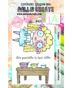 Aall and Create Stamp Set A7 Goldilocks (AALL-TP-633) (DISCONTINUED)