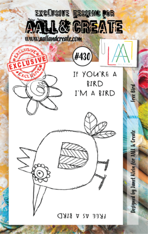 Aall and Create Stamp Set A7 Free Bird (AALL-TP-430) (DISCONTINUED) Aall and Create Stamp Set A7 Free Bird (AALL-TP-430) (DISCONTINUED)
