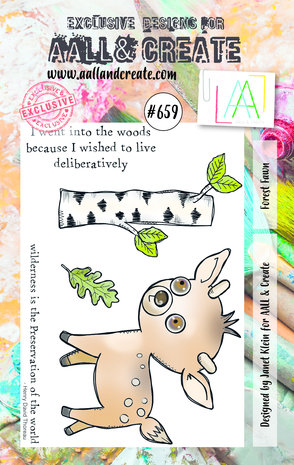 Aall and Create Stamp Set A7 Forest Fawn (AALL-TP-659) (DISCONTINUED) Aall and Create Stamp Set A7 Forest Fawn (AALL-TP-659) (DISCONTINUED)