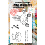 Aall and Create Stamp Set A7 Paw Prints (AALL-TP-358) (DISCONTINUED)