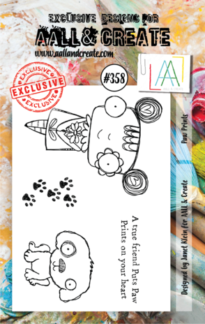Aall and Create Stamp Set A7 Paw Prints (AALL-TP-358) (DISCONTINUED) Aall and Create Stamp Set A7 Paw Prints (AALL-TP-358) (DISCONTINUED)