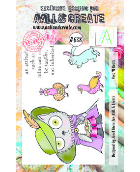 Aall and Create Stamp Set A7 Puss 'N Boots (AALL-TP-638) (DISCONTINUED)