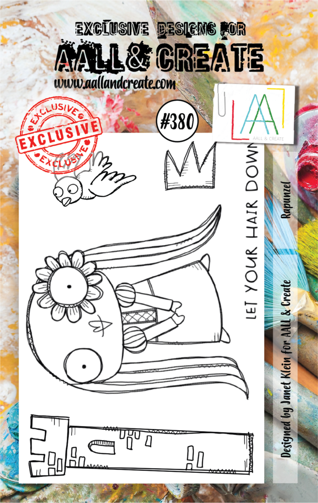 Aall and Create Stamp Set A7 Rapunzel (AALL-TP-380) (DISCONTINUED) Aall and Create Stamp Set A7 Rapunzel (AALL-TP-380) (DISCONTINUED)
